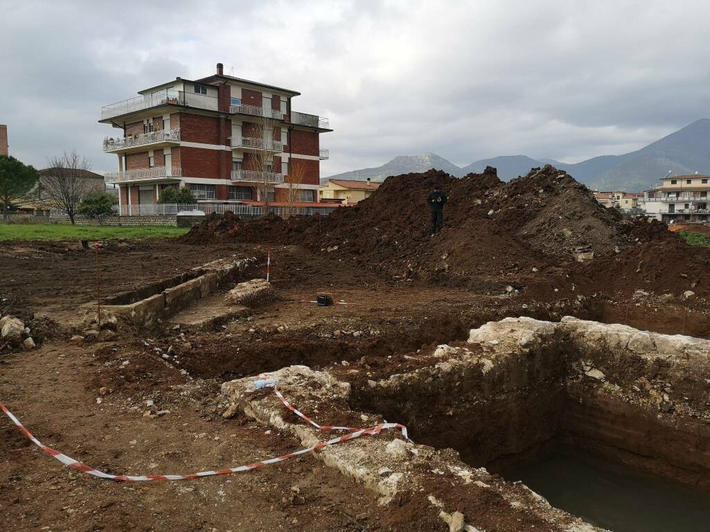 Rinvenuta una porzione di anfiteatro romano in via Mola della Corte a Fondi