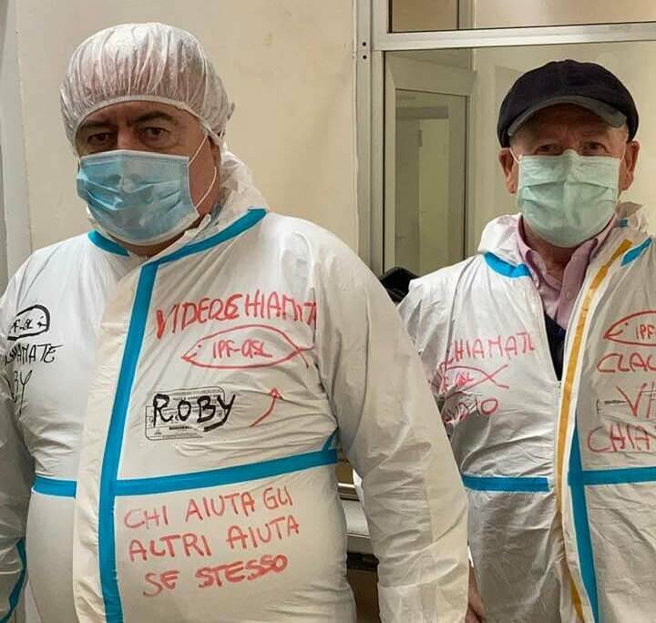 Roberto Cecere volontario per un giorno all’ospedale di Latina