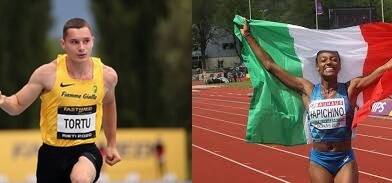 Filippo Tortu e Larissa Iapichino: nei 100 metri come nel lungo, il record è di casa