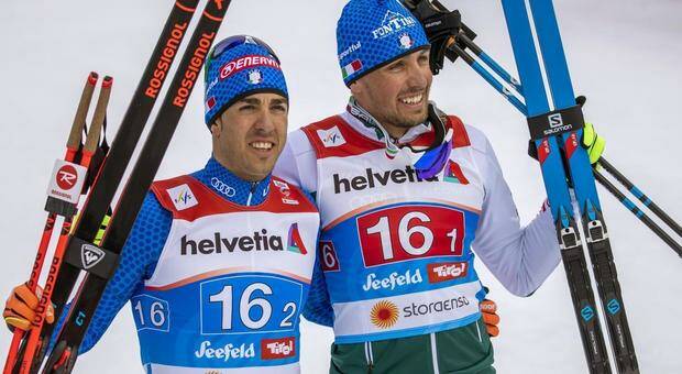 L’Italia conquista la team sprint: De Fabiani e Pellegrino insieme sul podio