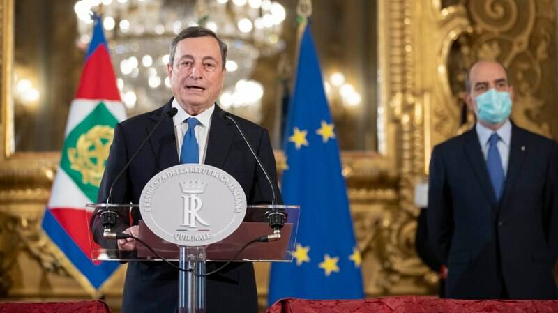 Nuovo governo, Draghi accetta l’incarico con riserva: “Fiducioso sull’unità del Parlamento”
