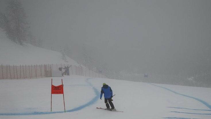 Nebbia supergigante: a Cortina cancellata la gara femminile