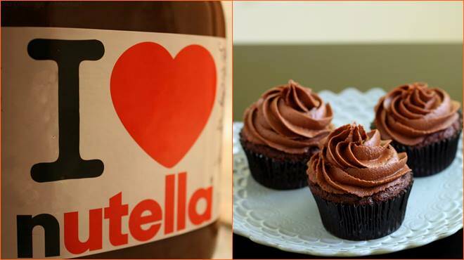 Cupcake alla Nutella: celebriamo la crema spalmabile più famosa del mondo