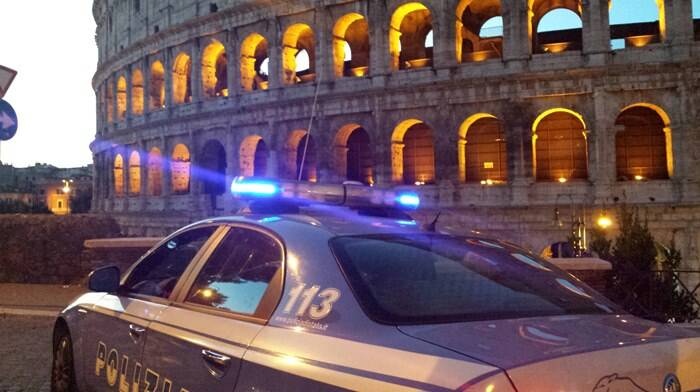 polizia roma colosseo