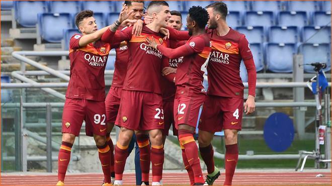 Mancini di testa decide il match: la Roma batte il Genoa 1-0