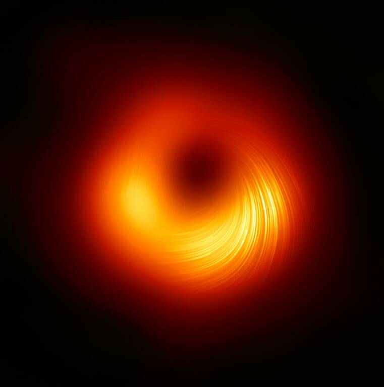 Nuova foto di un buco nero: immortalato per la prima volta in luce polarizzata