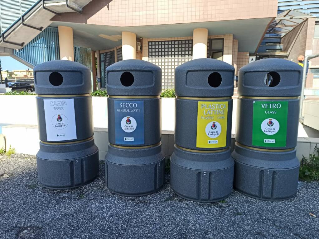 Differenziata a Ladispoli, altri 140 contenitori per rispettare l’ambiente