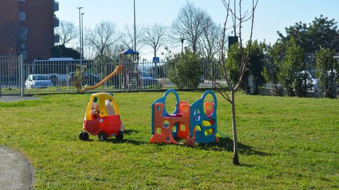 Pomezia, tutto pronto per l’apertura del parco per bambini in via Palmiro Togliatti