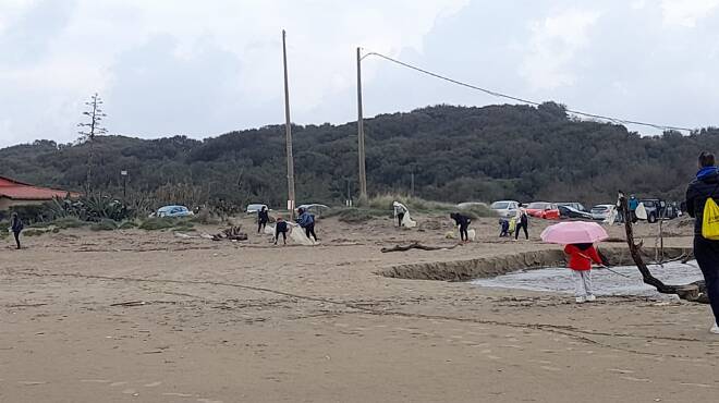 Anzio, oltre 60 volontari in azione per la pulizia delle spiagge di Lido dei Pini