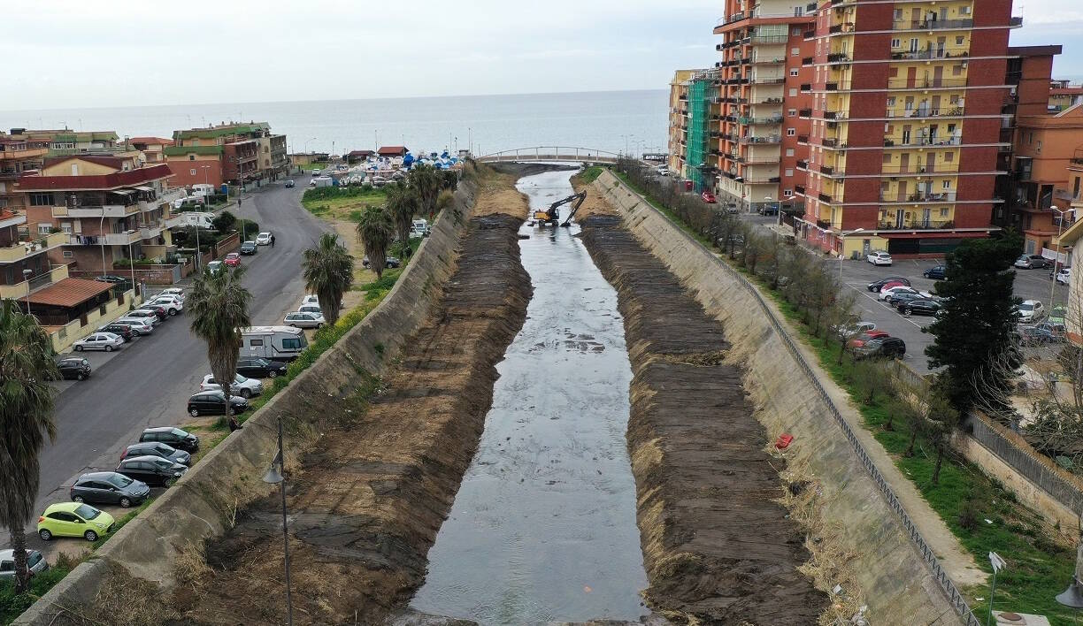 Ladispoli, in dirittura d’arrivo i lavori sugli argini del Sanguinara