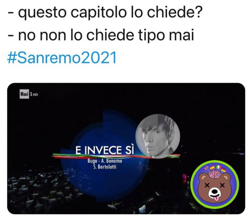 Sanremo 2021, tra gaffe e canzoni esplode l'ironia sui social: i meme più divertenti