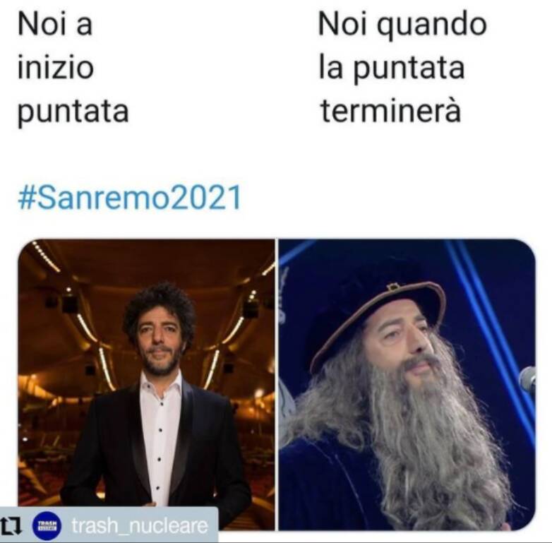 Sanremo 2021, tra gaffe e canzoni esplode l'ironia sui social: i meme più divertenti