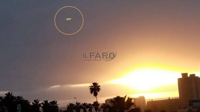 Roma, spettacolare avvistamento di un Ufo nei cieli di Casal Bruciato