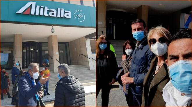 Alitalia, l’Amministrazione comunale di Fiumicino di nuovo in strada accanto ai lavoratori