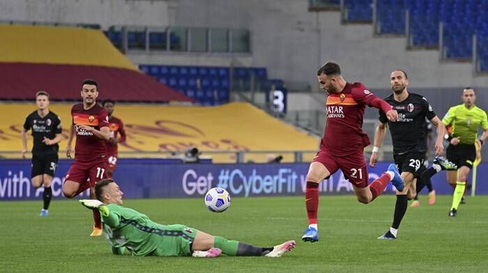 Mayoral trafigge il Bologna, la Roma respira: 1-0 all’Olimpico