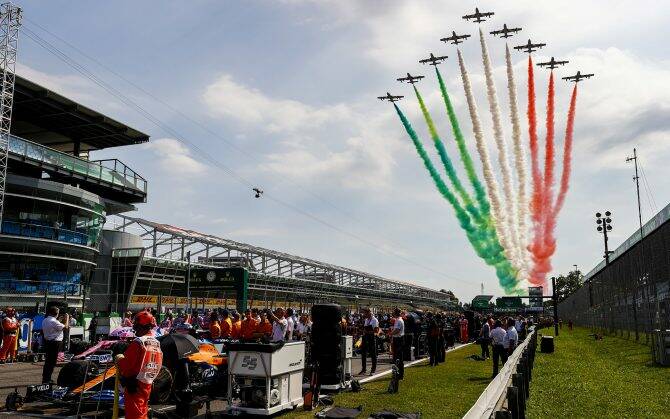 A Imola torna la Formula Uno: le Frecce Tricolori per il ‘bentornato’