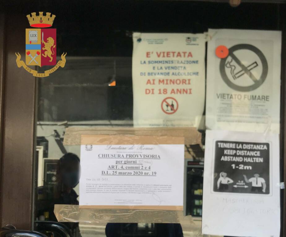 Roma, prodotti ittici scaduti e violazione delle norme anticovid: chiuso un minimarket