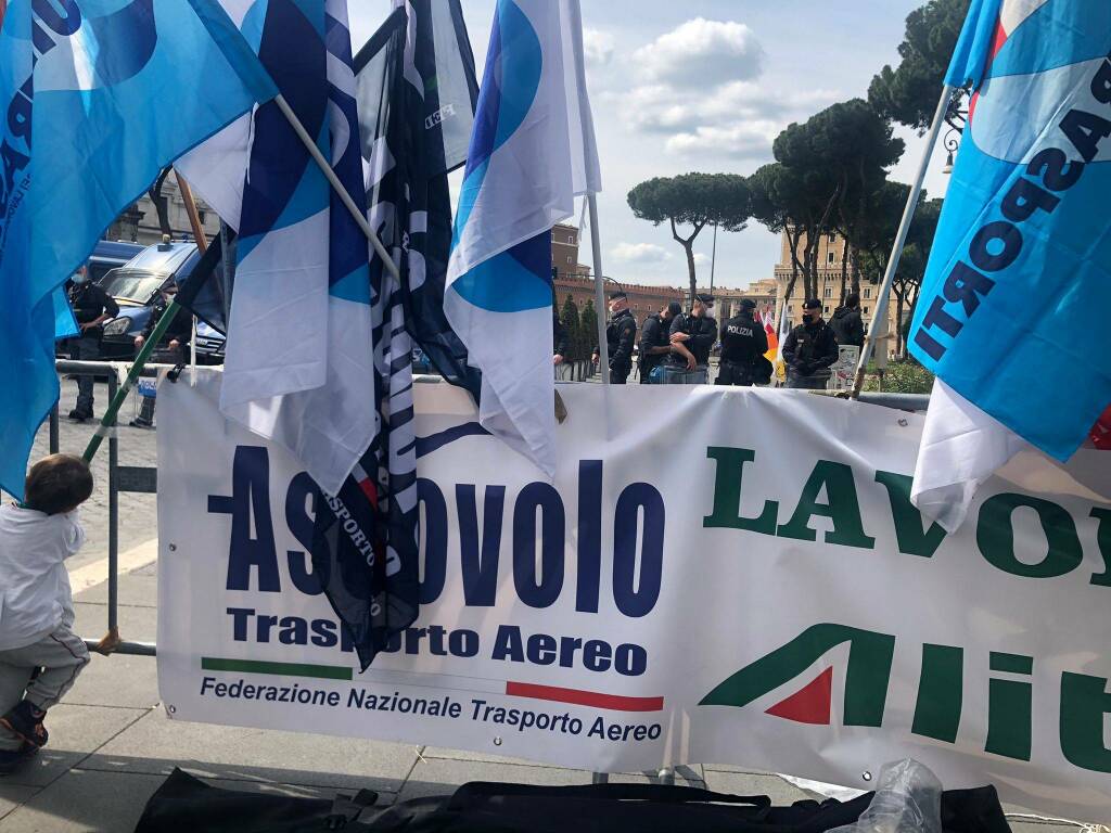 protesta assovolo campidoglio