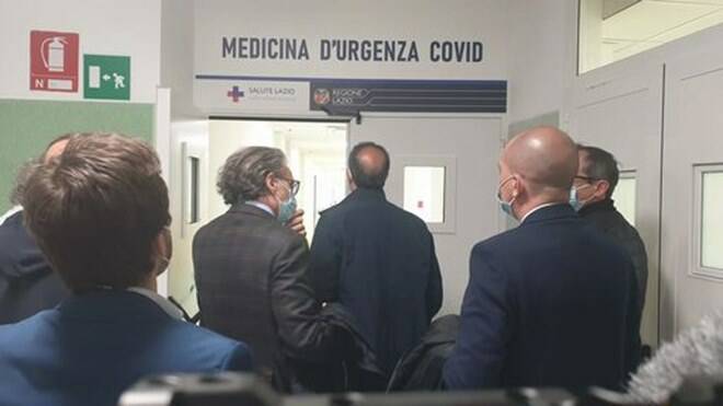 Inaugurato il nuovo reparto di Medicina d’Urgenza Covid all’ospedale di Anzio