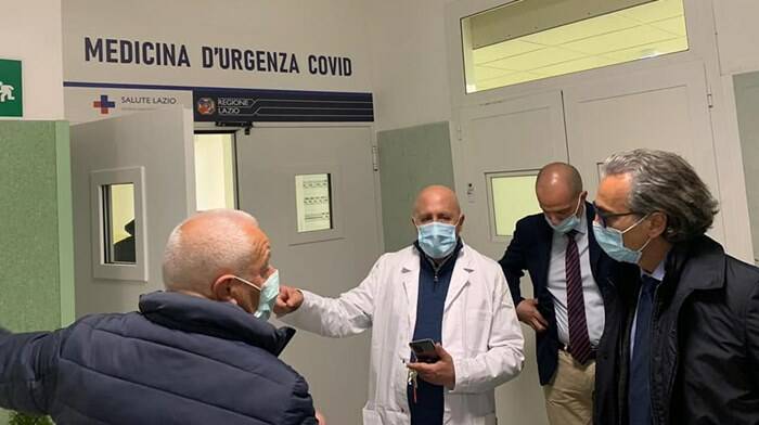 Inaugurato il nuovo reparto di Medicina d’Urgenza Covid all’ospedale di Anzio