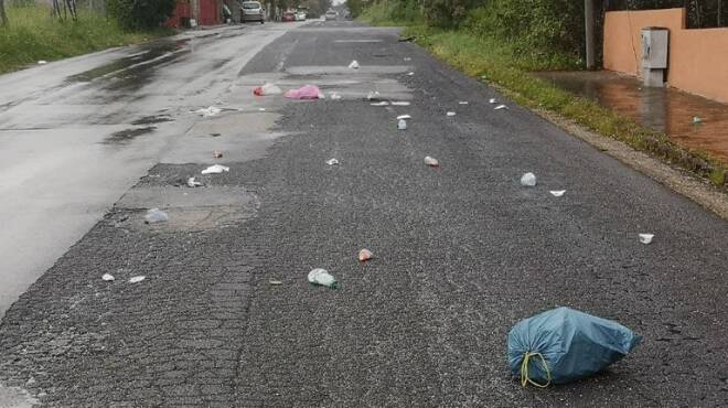 Ardea, bollino sui rifiuti non conformi: per ripicca svuota la spazzatura in strada