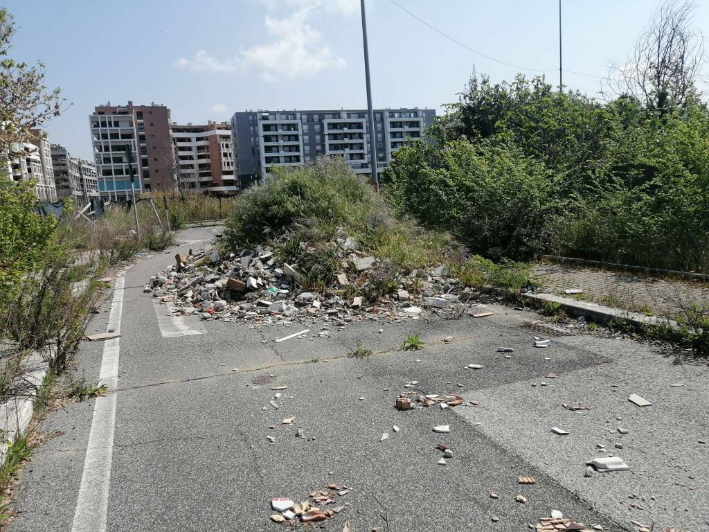 Parco Leonardo, la denuncia dei residenti: “Via Vignola trasformata in discarica, ma nessuno fa nulla”