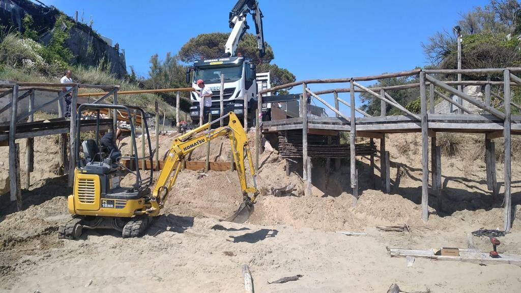 Accessi al mare: al via i lavori sul litorale di Fondi