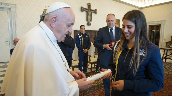 Papa Francesco all’Athletica Vaticana: “Siate testimoni della cultura della fraternità”