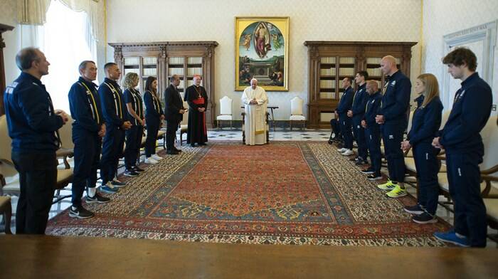 Papa Francesco all’Athletica Vaticana: “Siate testimoni della cultura della fraternità”