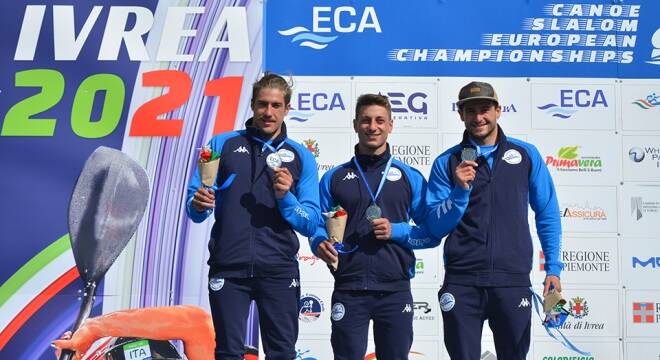 Europei canoa slalom, argento per Micozzi, Colazingari e Ivaldi