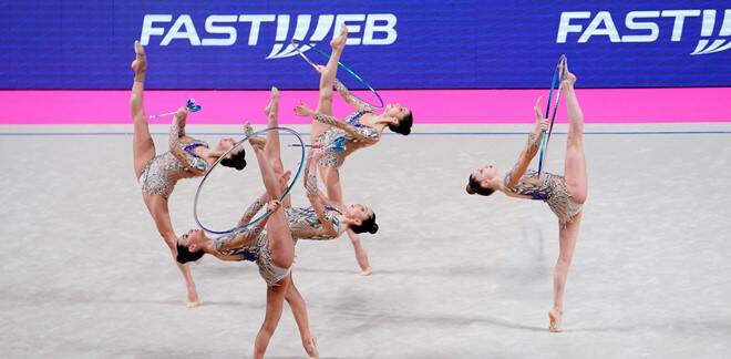 Ginnastica ritmica, le Farfalle Azzurre vincono due ori in Coppa del Mondo