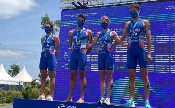Triathlon, la mista azzurra strappa il pass per le Olimpiadi