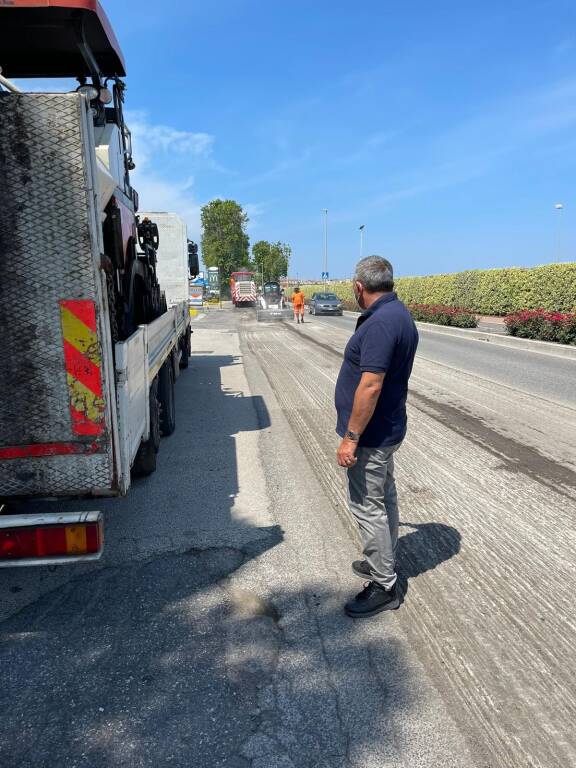 Fiumicino, Caroccia: “Nuovo asfalto per via Portuense”