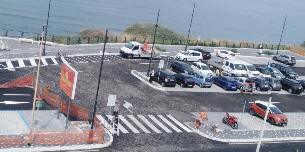 Aperta anche la seconda area parcheggio del nuovo Belvedere sul mare di Anzio