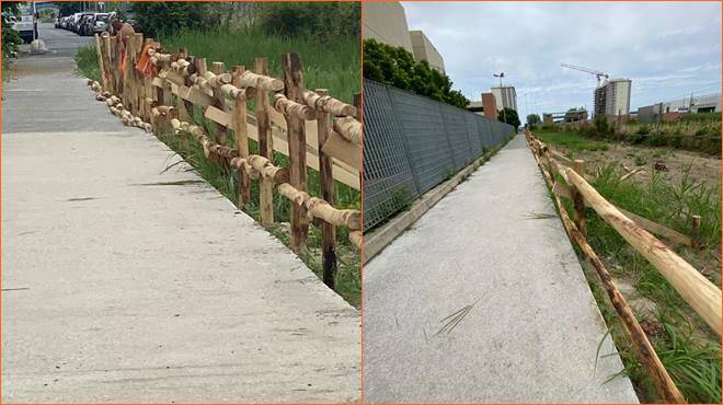 Restyling a Parco Leonardo, Caroccia: “In corso la messa in sicurezza del marciapiede in via del Perugino”