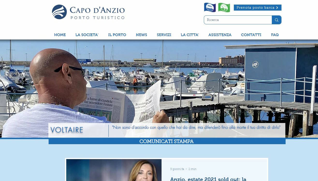 Work in progress per il rilancio del Porto, online il nuovo sito web di Capo d’Anzio