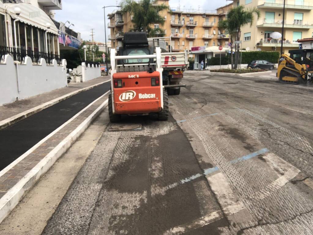 Gaeta, Corso Italia, completato il primo stralcio dei lavori di manutenzione stradale