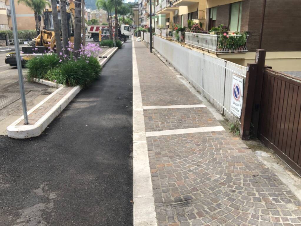 Gaeta, Corso Italia, completato il primo stralcio dei lavori di manutenzione stradale