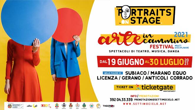 PORTRAITS ON STAGE 2021 &#8211; ARTE IN CAMMINO