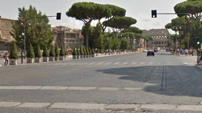 Viabilità Roma, area pedonale da Termini ai Fori Imperiali: sperimentazione al via