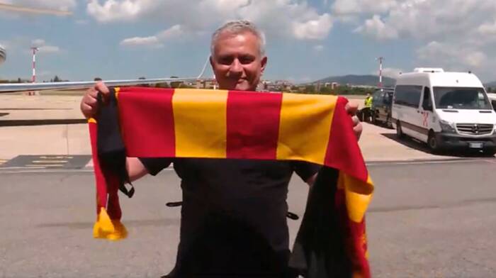Mourinho è arrivato a Trigoria: “Daje Roma!” – VIDEO