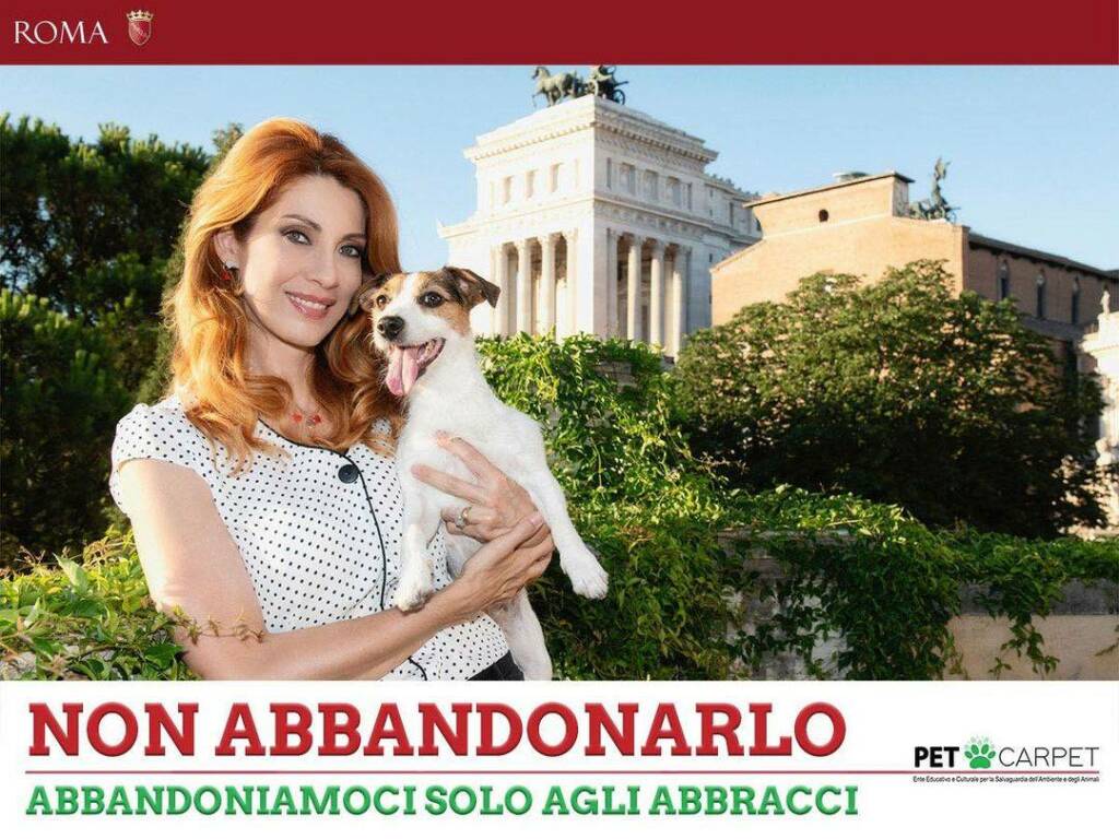 Roma, al via la campagna contro l’abbandono degli animali: “Abbandoniamoci solo agli abbracci”