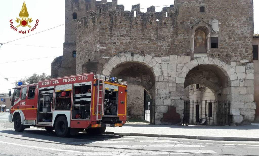 incendio museo via ostiense