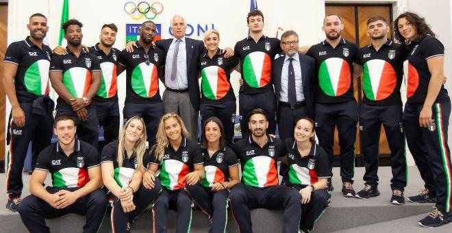 Olimpiadi, presentate al Coni le squadre azzurre di judo, lotta e karate