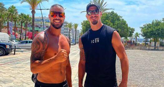 Maniscalco e Ibrahimovic: la storia dello sport s’incontra ad Ibiza