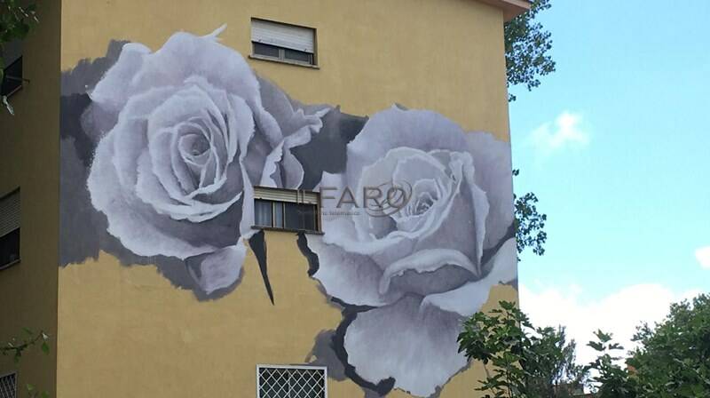 Murales al Villaggio Azzurro di Fiumicino, Demos: “La maggioranza dei residenti è favorevole”