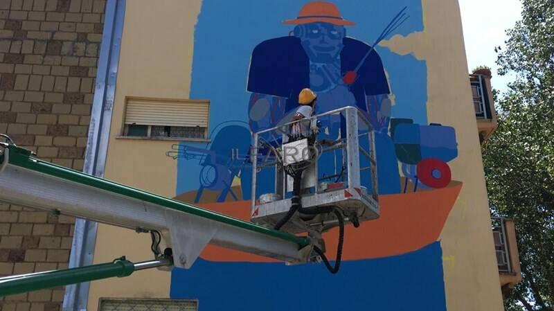 Street art a Fiumicino: perché è stato scelto il Villaggio Azzurro per i nuovi murales