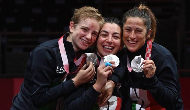 Trio di fioretto d’argento, Vio, Trigilia e Mogos: “Felici della medaglia alle Paralimpiadi”