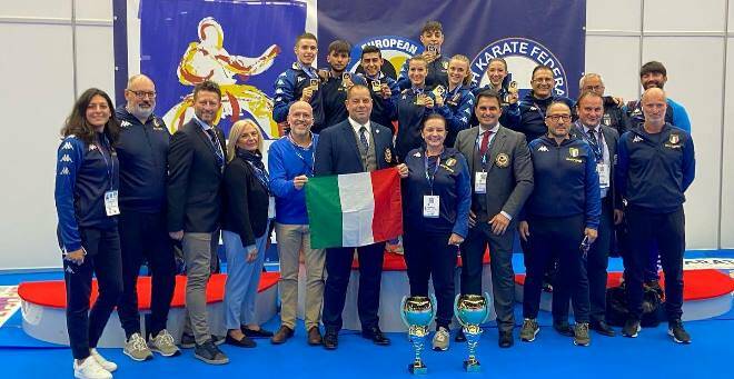Karate, agli Europei Giovanili l’Italia conquista due ori nel kata a squadre
