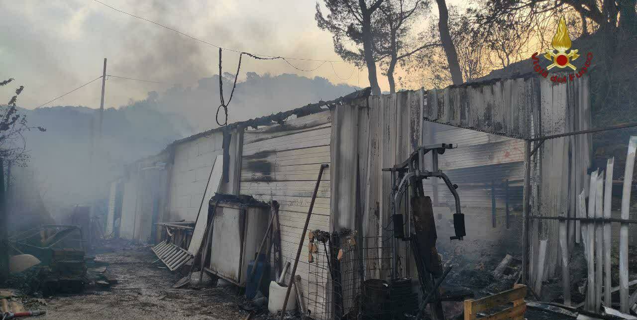 Incendio a Tivoli, le fiamme raggiungono il centro abitato: 25 famiglie evacuate